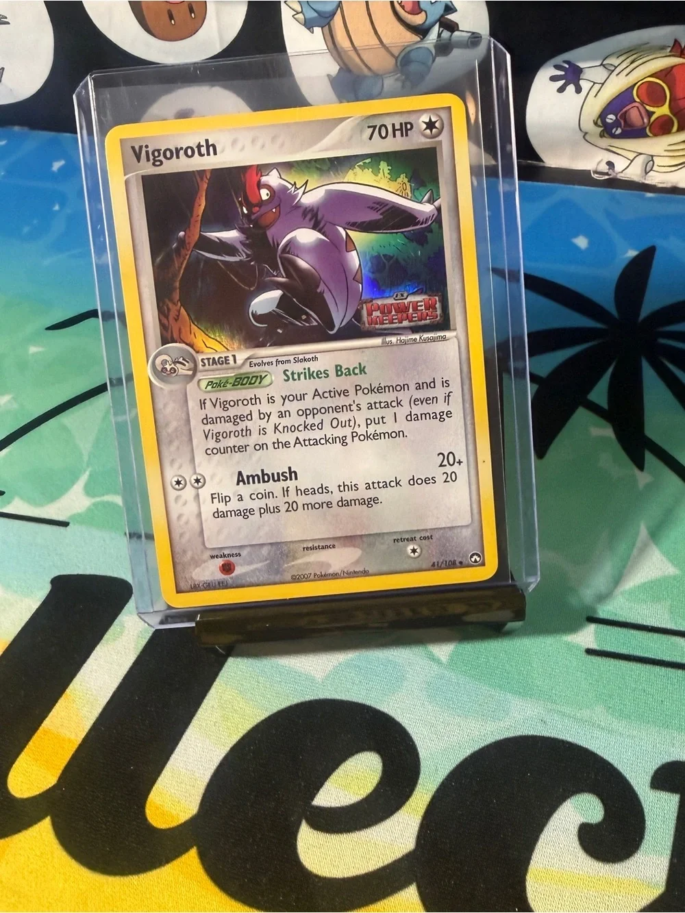 Vigoroth Power Keepers 41/108 Uncommon Reverse Holo STAMPED